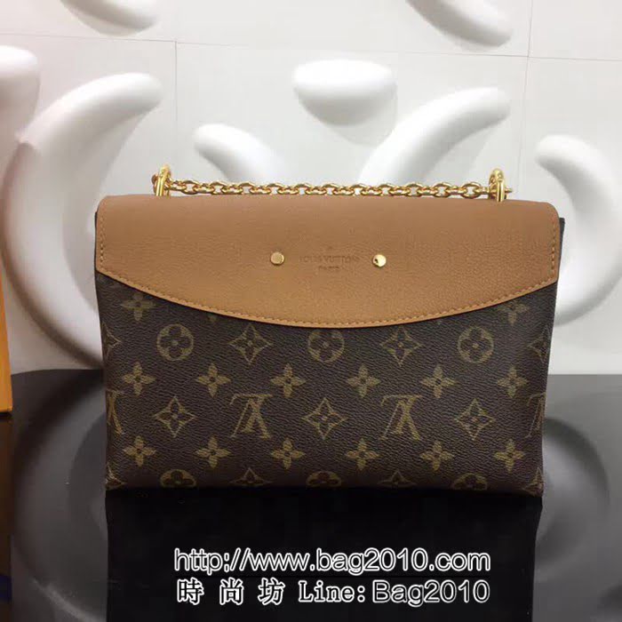 路易威登LV頂級原單SAINT PLACIDE M43715 金色鏈條手袋 YDH1746